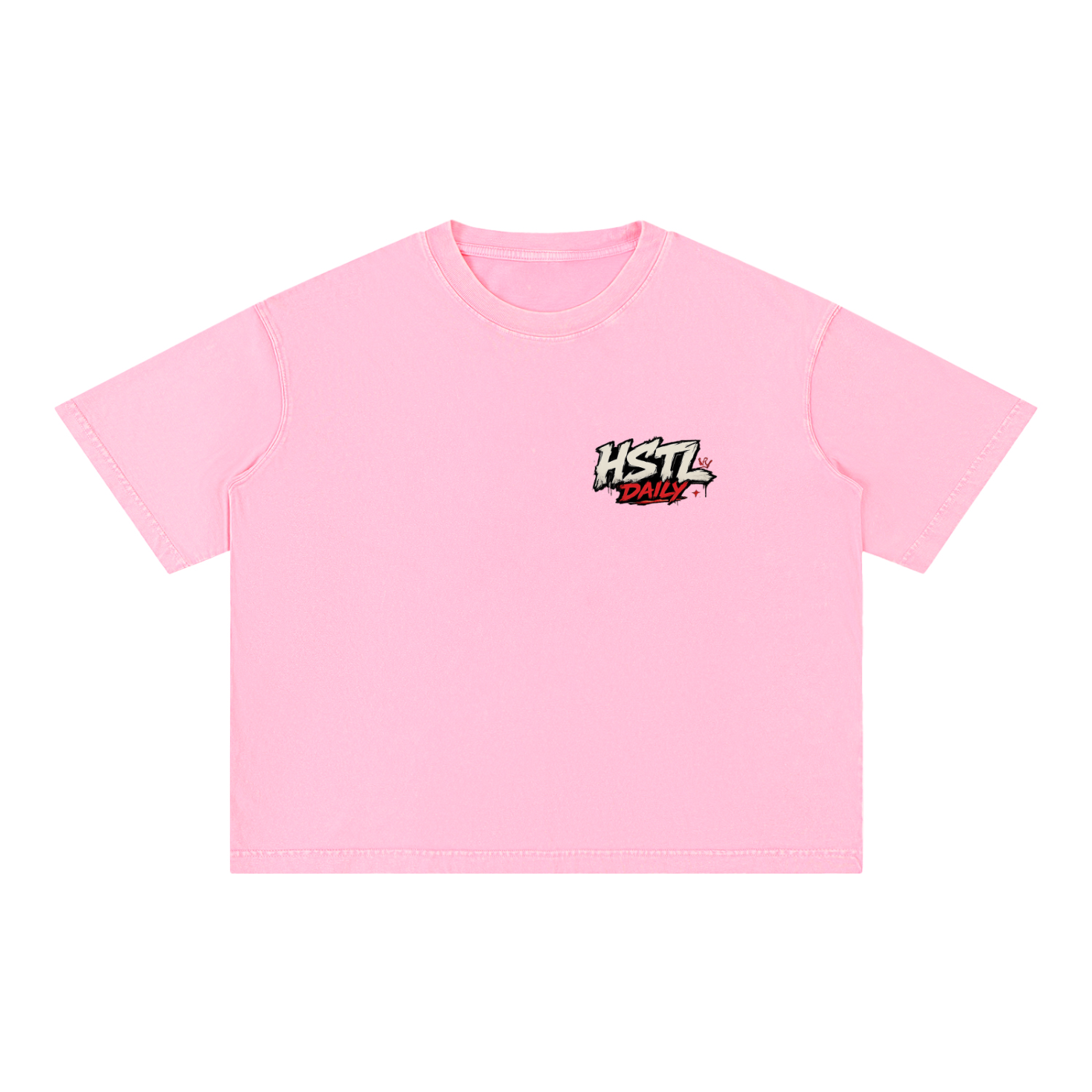 Mineral Wash Boxy Cotton T-Shirt
