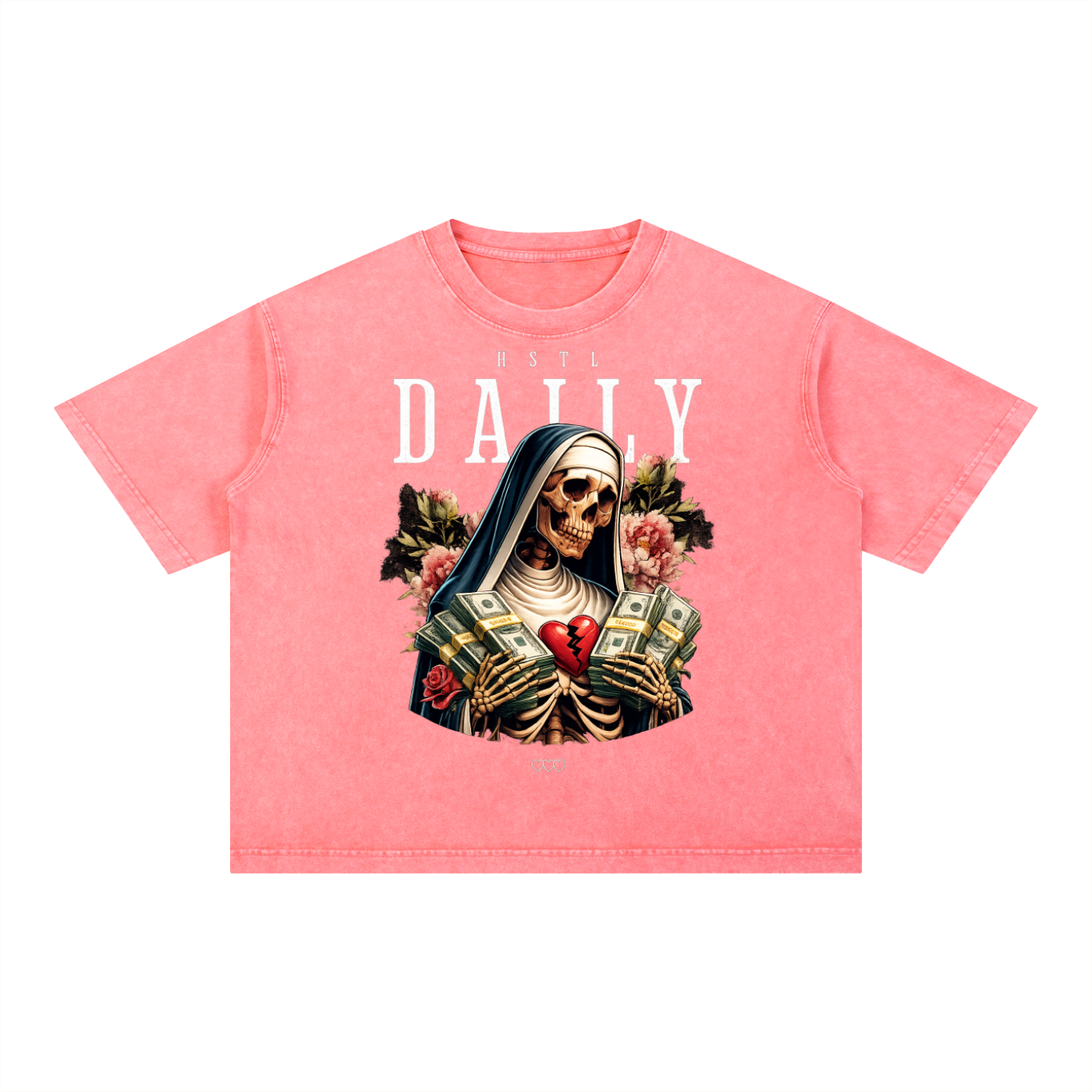 Mineral Wash Boxy Cotton T-Shirt