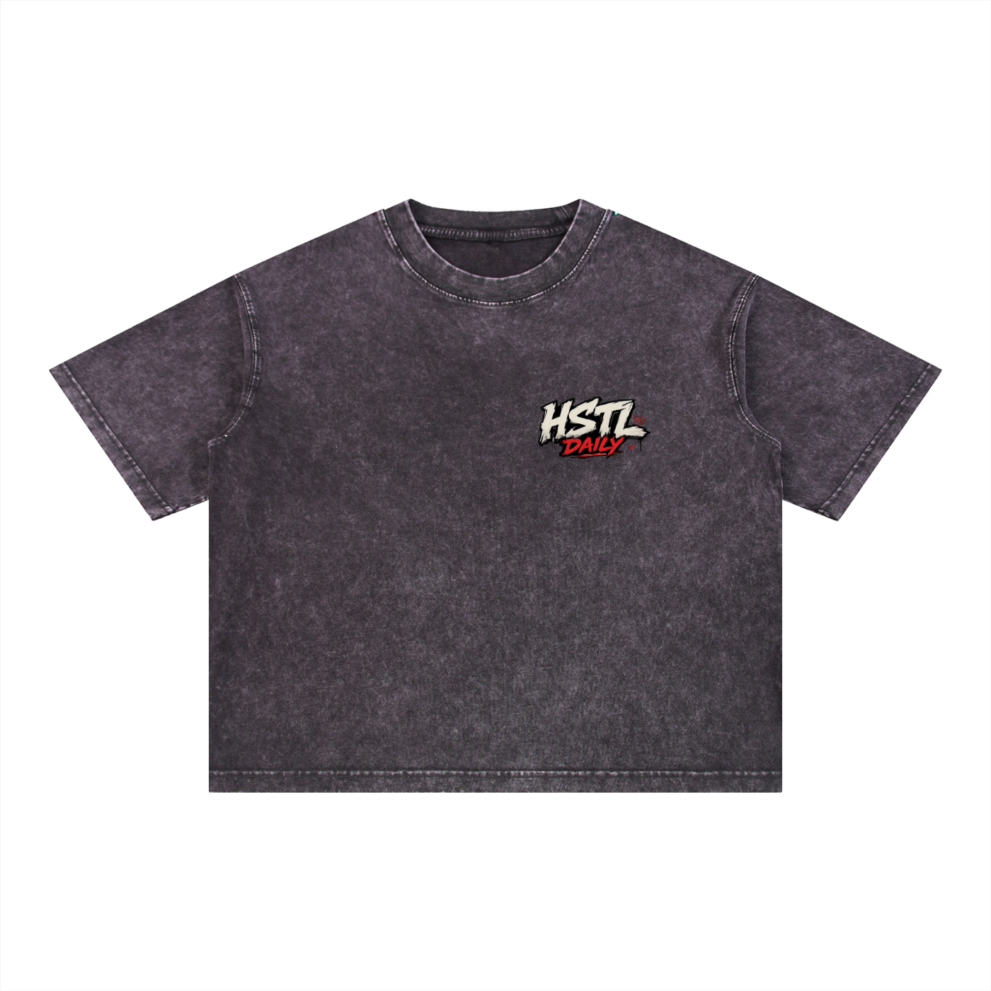 Mineral Wash Boxy Cotton T-Shirt