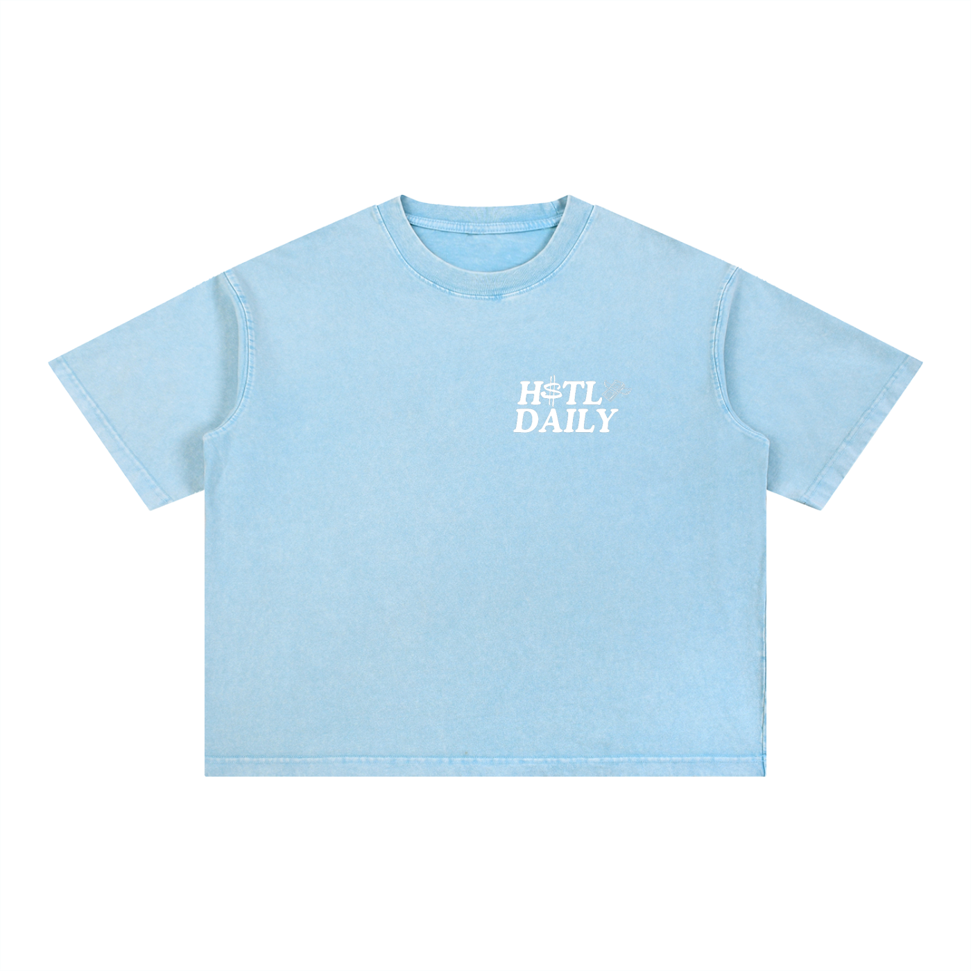 Mineral Wash Boxy Cotton T-Shirt