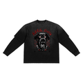 Sunfade Hand-Frayed Faux Two-Piece T-Shirt