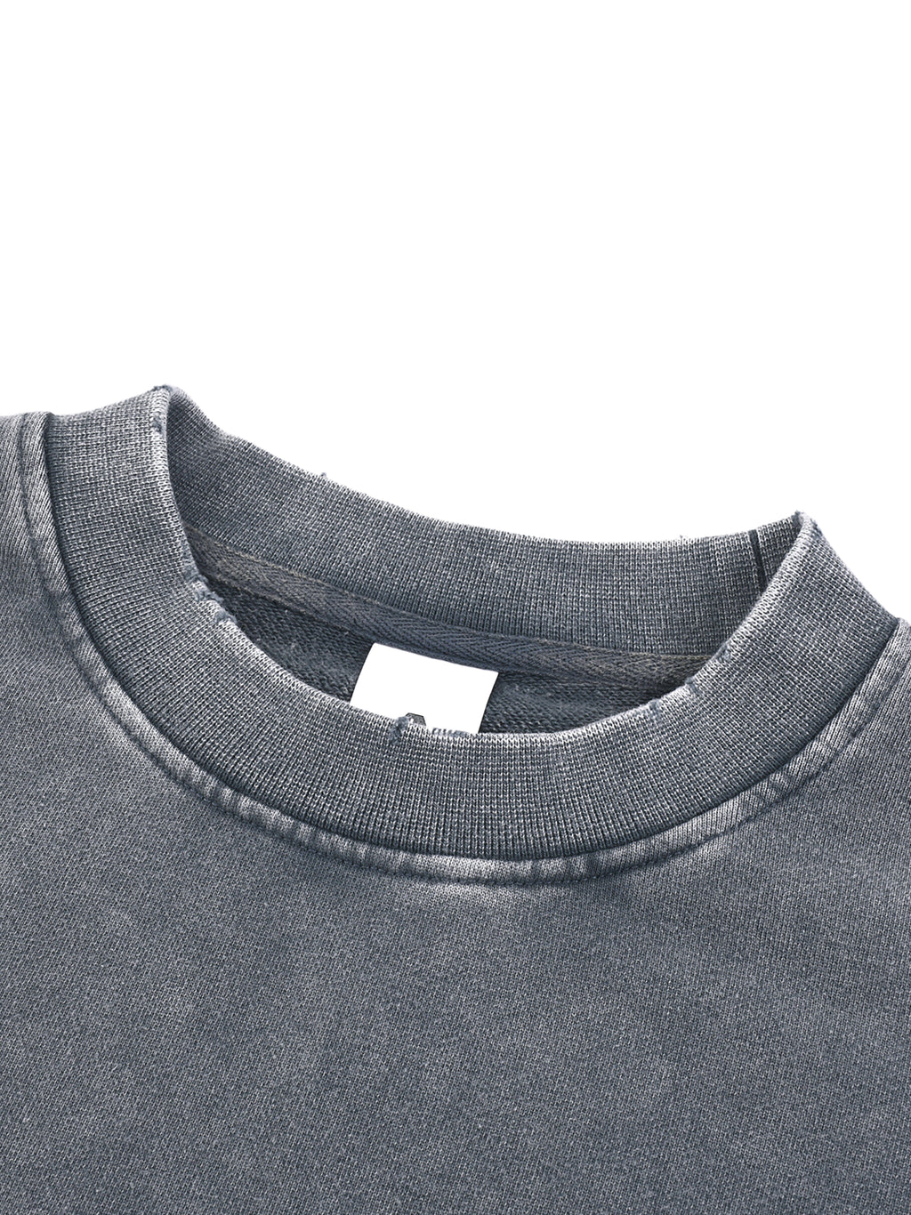 Women's Chrome HD Snow Washed Raw Edge Cropped Sweatshirt