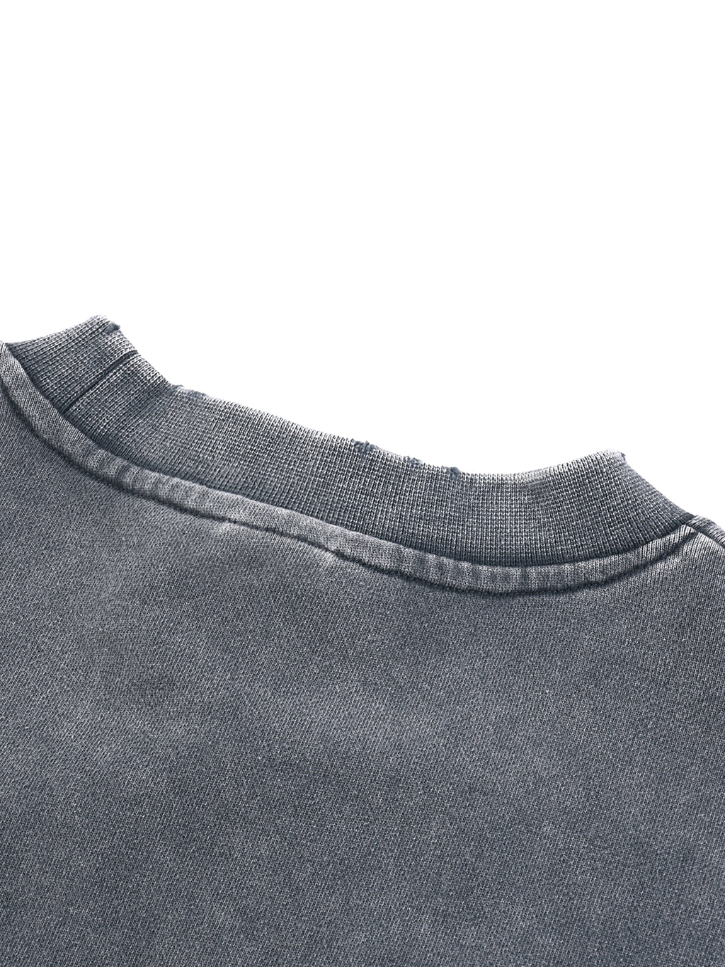 Women's Chrome HD Snow Washed Raw Edge Cropped Sweatshirt
