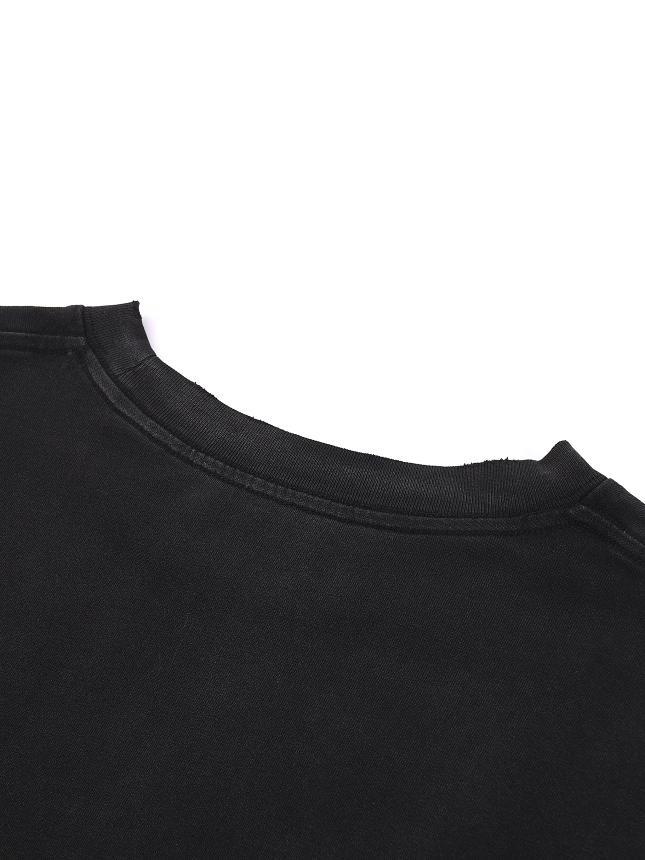 HSTL Afterlife Snow Wash Raw Edge Cotton T-Shirt