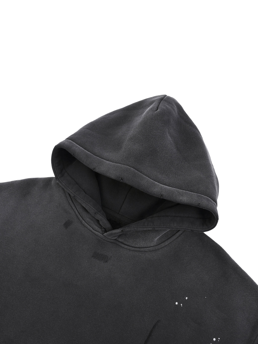 Men's Chrome HD Vintage Washed Frayed Fleece Hoodie