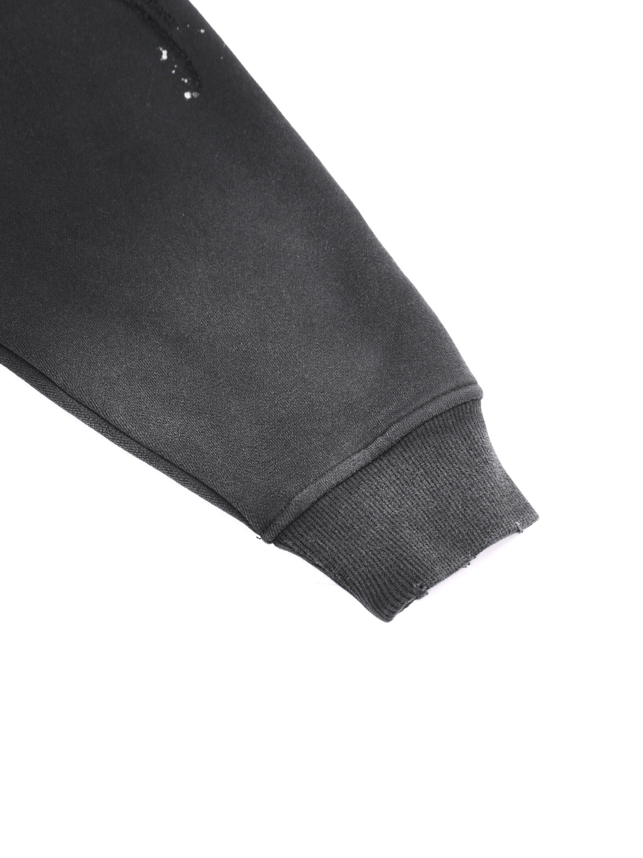 Men's Chrome HD Vintage Washed Frayed Fleece Hoodie