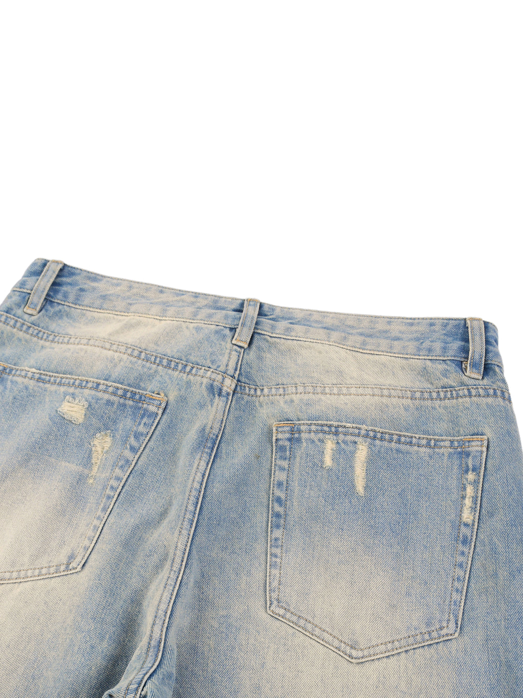 Underdog Sun Fade Raw Hem Denim Jeans