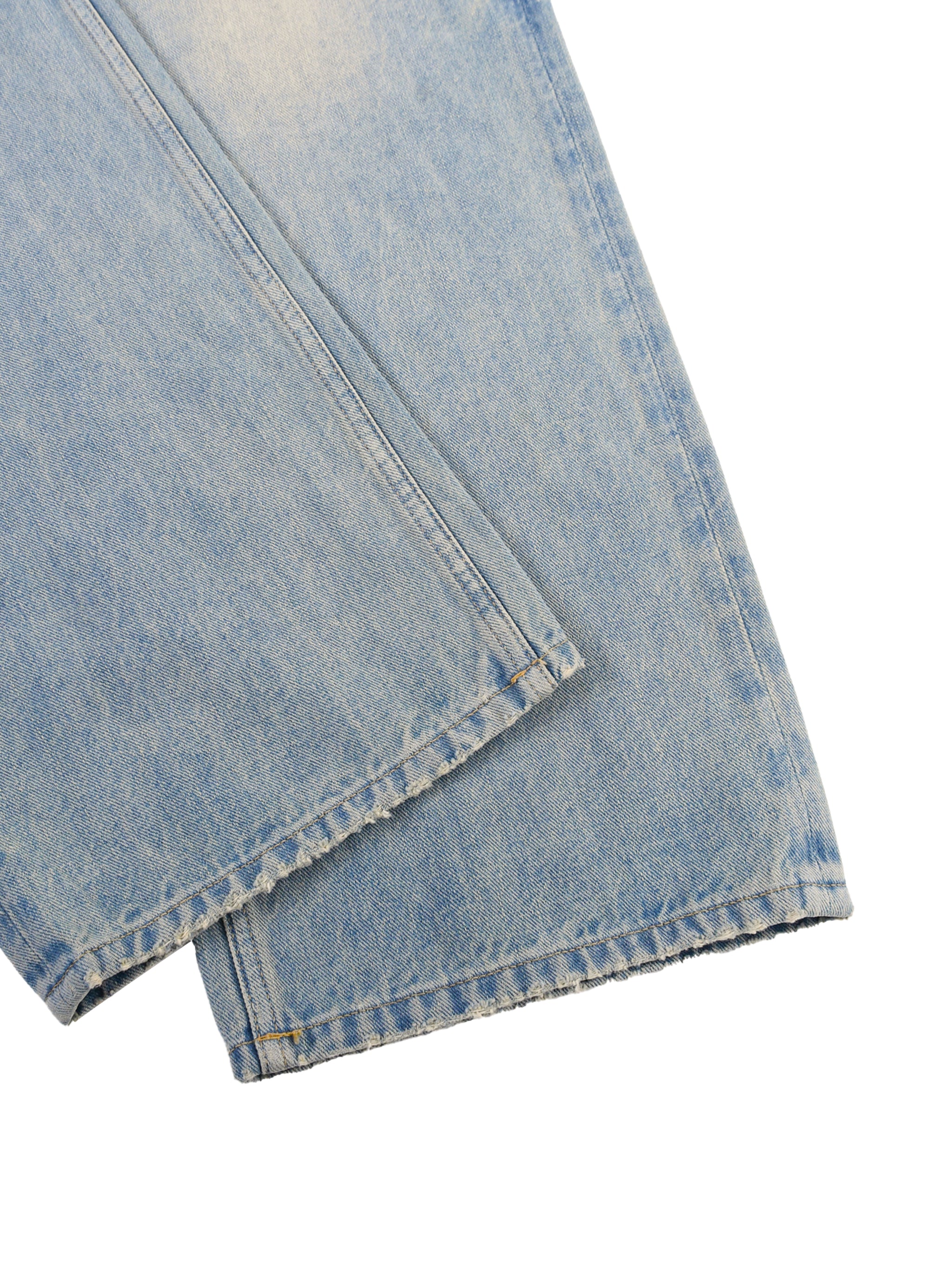 Underdog Sun Fade Raw Hem Denim Jeans