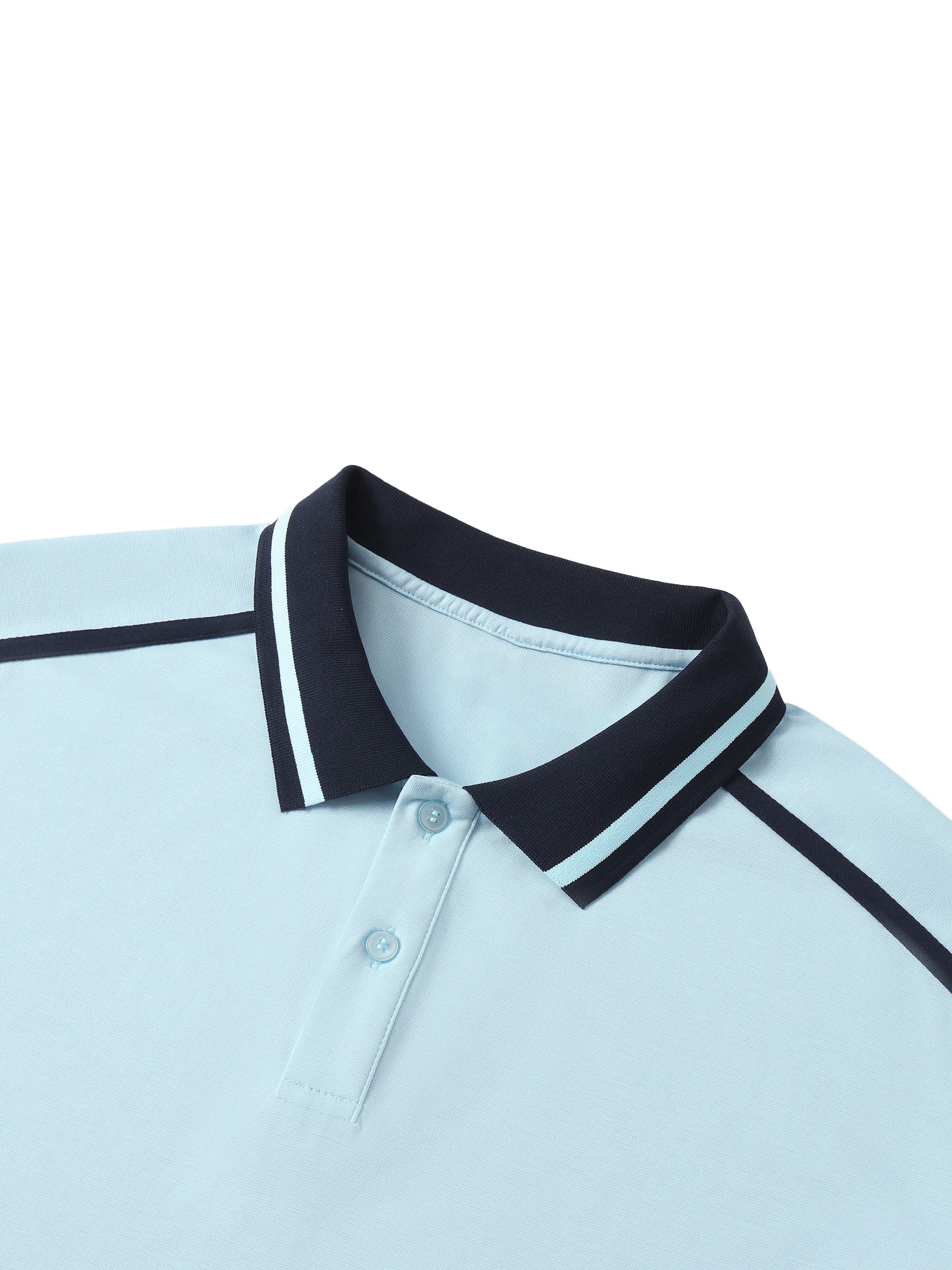 Unisex Contrast Piping Polo Shirt
